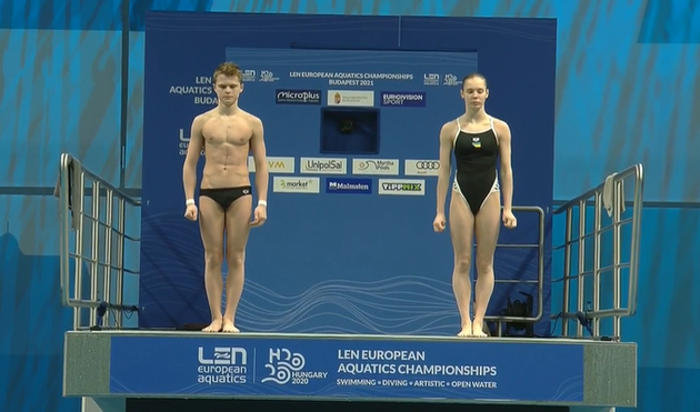 Юные украинцы стали чемпионами Европы по прыжкам в воду