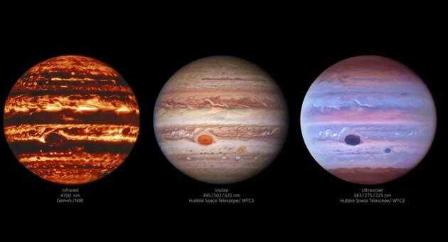 Астрономы опубликовали необычные снимки Юпитера