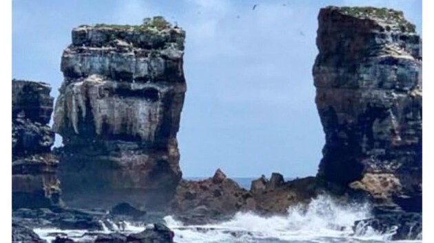 Арка Дарвина обрушилась из-за эрозии