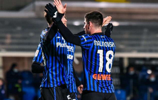 Малиновский отметился результативным действием в 11-м матче за "Аталанту" подряд