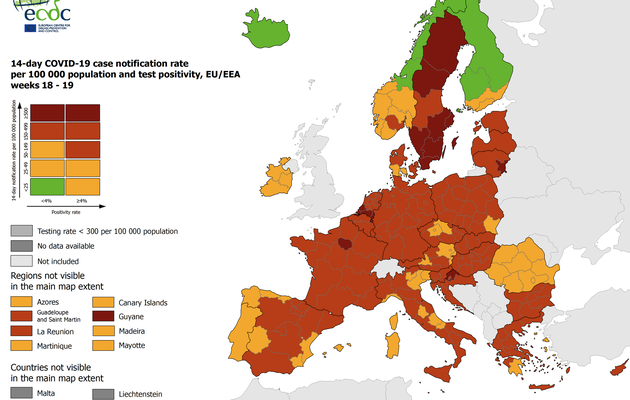 Швеция стала лидером ЕС по заболеваемости COVID-19