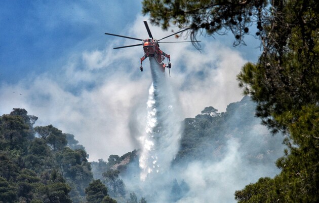 В Греции крупнейший за 20 лет лесной пожар