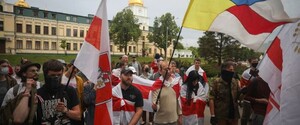 У Києві протестували через затримання Протасевича в Мінську 