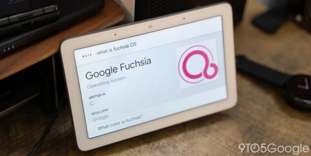 Fuchsia пока доступна пользователям Nest Hub