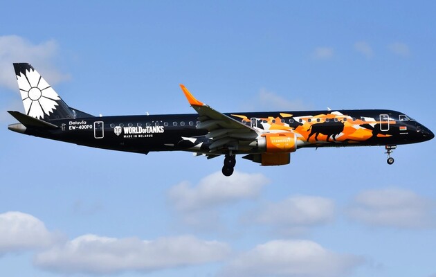  Літак "Бєлавіа" у лівреї World of Tanks не долетів до Барселони
