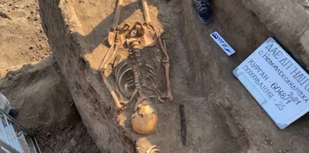 В кургане возле Днепра нашли захоронение сарматского воина