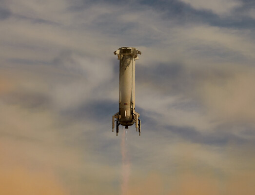 Первый пилотируемый полет New Shepard состоится 20 июля