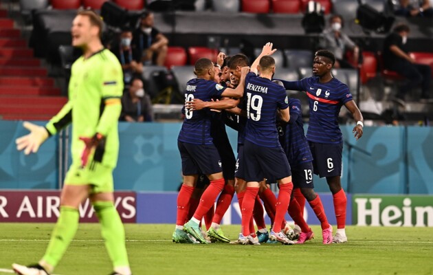 Франция минимально обыграла Германию в матче Евро-2020