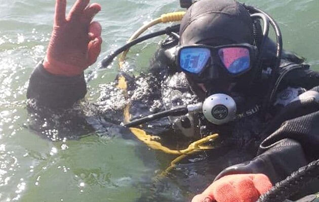 В Одесской области возле курорта обнаружено затонувшее в Черном море судно