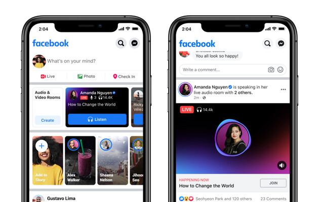 Facebook запустил собственный аналог Clubhouse