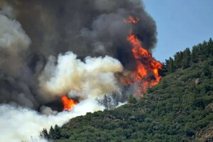 На курорте Мармарис в Турции вспыхнул пожар, туристов эвакуируют: видео 