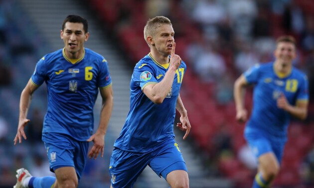 Сборная Украины в большинстве дожала Швецию и вышла в четвертьфинал Евро-2020