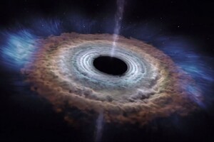 Астрофізики виявили чорну діру, яка поглинає нейтронну зірку 