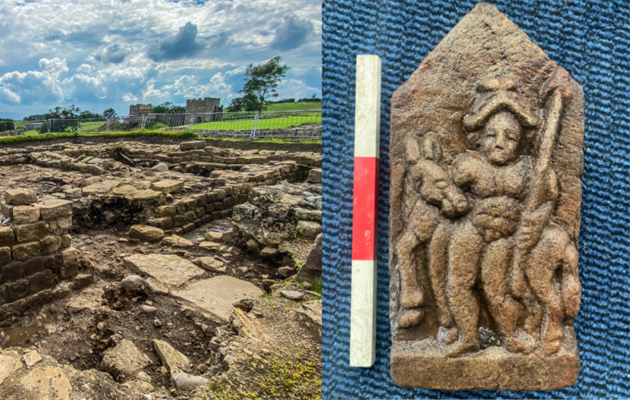 Археологи-любителі знайшли в Британії римську плиту з зображенням бога 