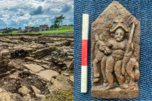 Археологи-любителі знайшли в Британії римську плиту з зображенням бога 