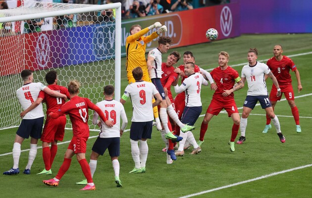 Англия - Дания 2:1: ключевые моменты, видео голов матча 1/2 финала Евро-2020