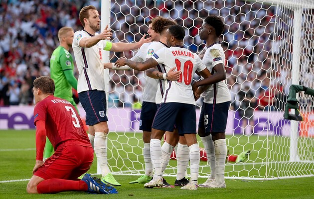 Англия в овертайме дожала  Данию и сыграет в финале Евро-2020