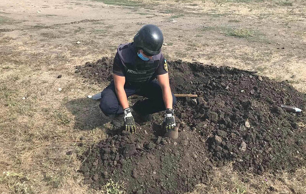 Гуманитарное разминирование Донбасса продолжается