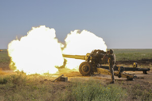 У зоні ООС визначали кращий артилерійський розрахунок: фоторепортаж 