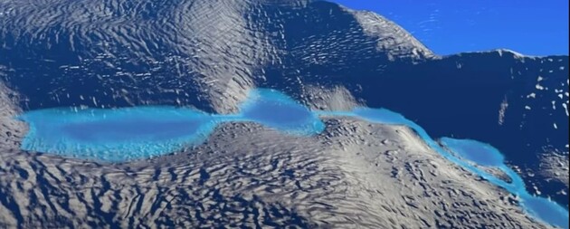 Миссия NASA обнаружила скрытые два озера подо льдами Антарктиды 