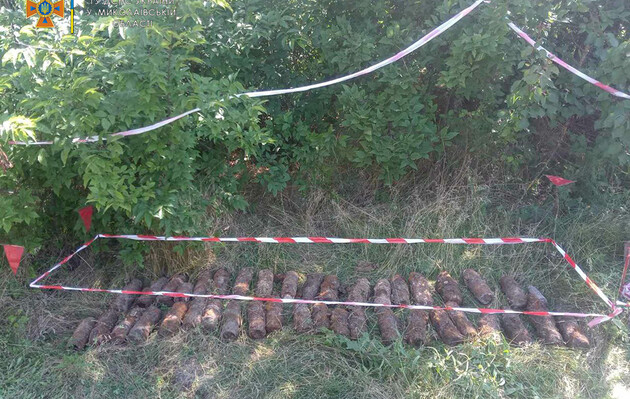 На стройплощадке в Николаеве спасатели нашли более 150 снарядов