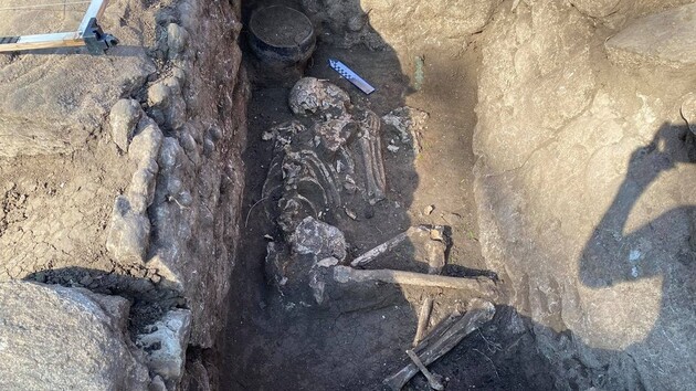 На Донеччині археологи знайшли два поховання зрубної культури