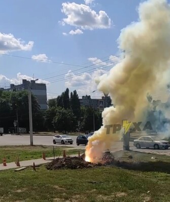 В Харькове посреди жилого массива «проснулся дракон» - видео 