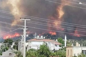 Жара в Анталье: масштабный лесной пожар перекинулся на город