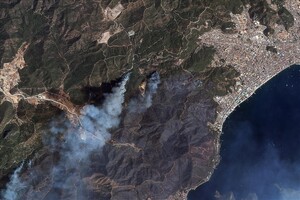 Последствия турецких пожаров видно из космоса 