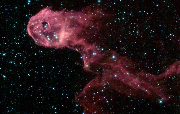 Туманність Хобот слона є областю активного зореутворення