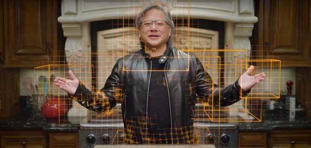 Створена комп'ютером копія гендиректора компанії Nvidia