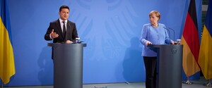 У Маріїнському палаці розпочалася зустріч Зеленського і Меркель