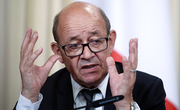 Зеленский обсудил с главой МИД Франции ситуацию в Донбассе