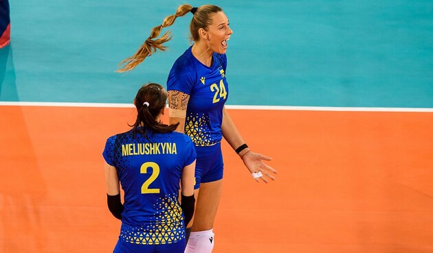 Украина впервые за 20 лет вышла в плей-офф женского чемпионата Европы по волейболу