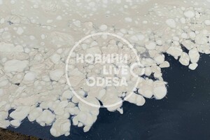 В Одесі море покрилося білими плямами, а на пляжі неприємно пахне — відео 