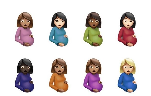 Обкладинка альбому виконана з емодзі вагітних жінок