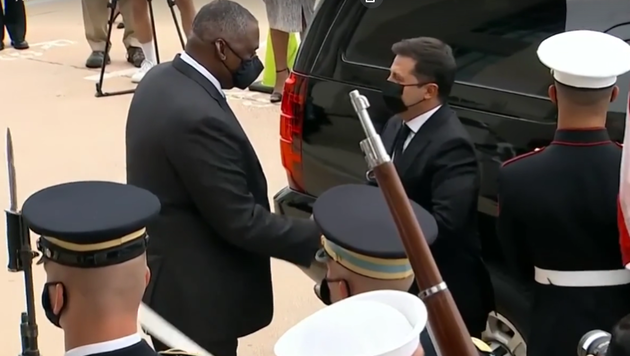 Ллойд Остин встретил Владимира Зеленского в Пентагоне