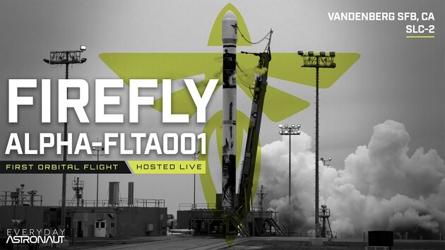 Украино-американская компания Firefly Aerospace запустила ракету Alpha
