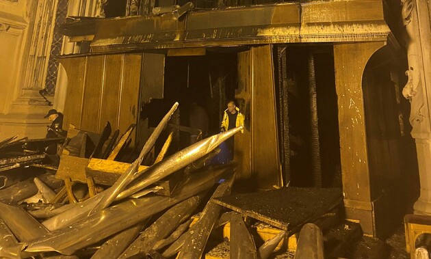 Пожар в костеле в Киеве: причины, фото последствий, возможность восстановления