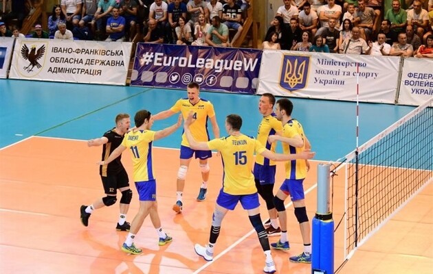 Сборная Украины обыграла Португалию на мужском чемпионате Европы по волейболу