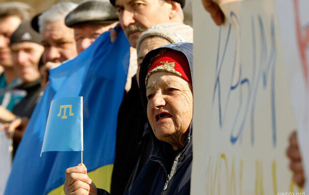 В Симферополе отпустили задержанных крымских татар, которые протестовали под зданием ФСБ 