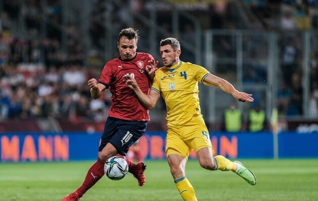 Сборная Украины упустила победу над Чехией в товарищеском матче