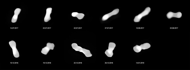 Астрономы сделали снимки астероида в форме «собачьей косточки»