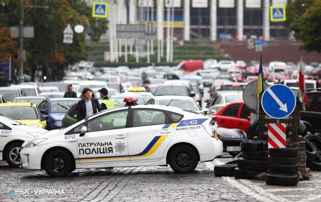 В Киеве 12 сентября полиция перекроет часть центральных улиц: карта