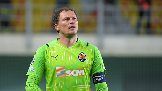 Пятов провів 70-й матч в основному раунді Ліги чемпіонів