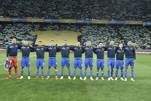 Сборная Украины потеряла две строчки в рейтинге ФИФА