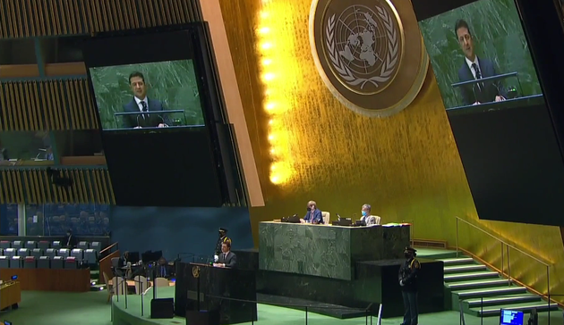 Зеленский призвал мировое сообщество обратить внимание на то, как Кремль попирает нормы международного права