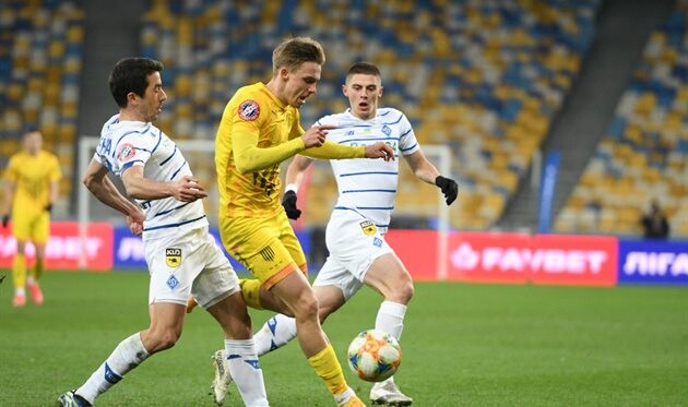 "Динамо" легко обыграло "Рух"