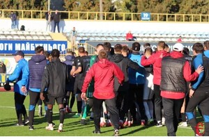 Футболисты украинских клубов устроили драку после матча Первой лиги