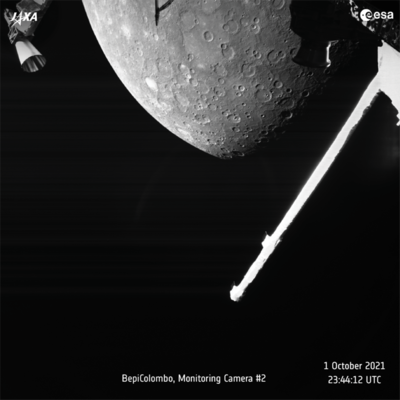 Аппарат BepiColombo передал на Землю первые снимки Меркурия